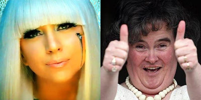 Susan Boyle y Lady Gaga comparten éxito