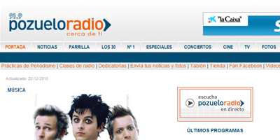 Los artistas más importantes de 2010 en Pozuelo Radio
