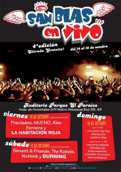 San Blas En Vivo del 14 al 16 de Octubre