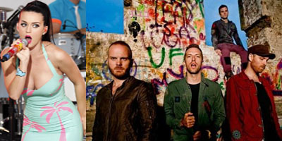 Katy Perry y Coldplay se unen a la lista de Los 30 Cauro