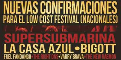 Nuevas confirmaciones del Low Cost Festival 2012